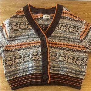 Men's Multicolor Patterned Sweater
